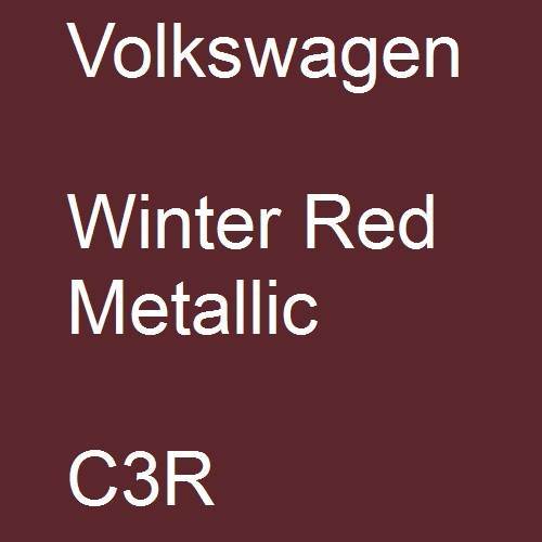 Volkswagen, Winter Red Metallic, C3R.